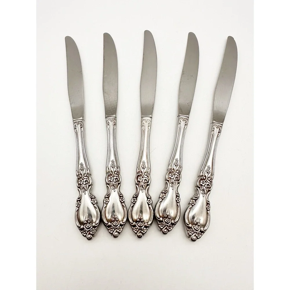 Oneida Community Stainless‎ Louisiana 5 Piece Dinner Knife Set